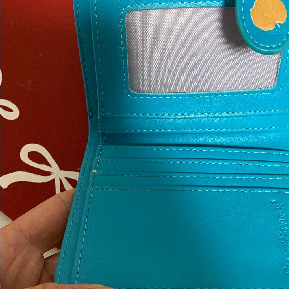 Shag Wear Cute Otter Blue Wallet, minimal wear - Picture 4 of 8